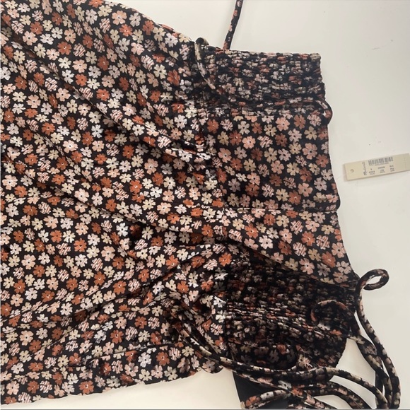 Madewell Velvet Floral Thistle Cami Jumpsuit Size 6 - Picture 7 of 7